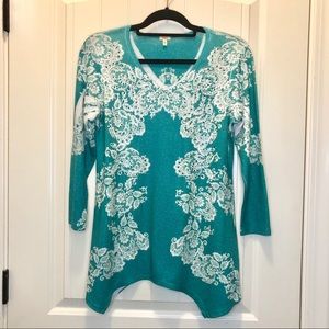 Reba Tunic sz small excellent preowned condition